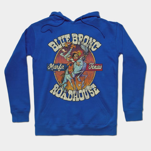 Blue Bronc Roadhouse 1973 Hoodie by JCD666